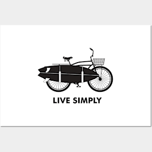 Live simply Posters and Art